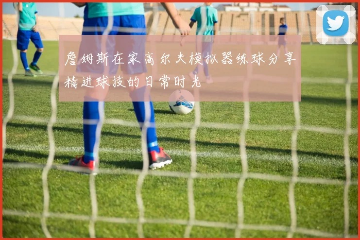 詹姆斯在家高尔夫模拟器练球分享精进球技的日常时光